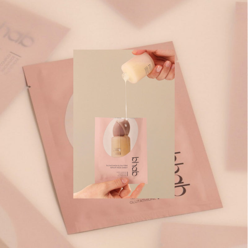 BHAB  SLOWCHAGA Glow Firm Serum Mask Sheet 27ml