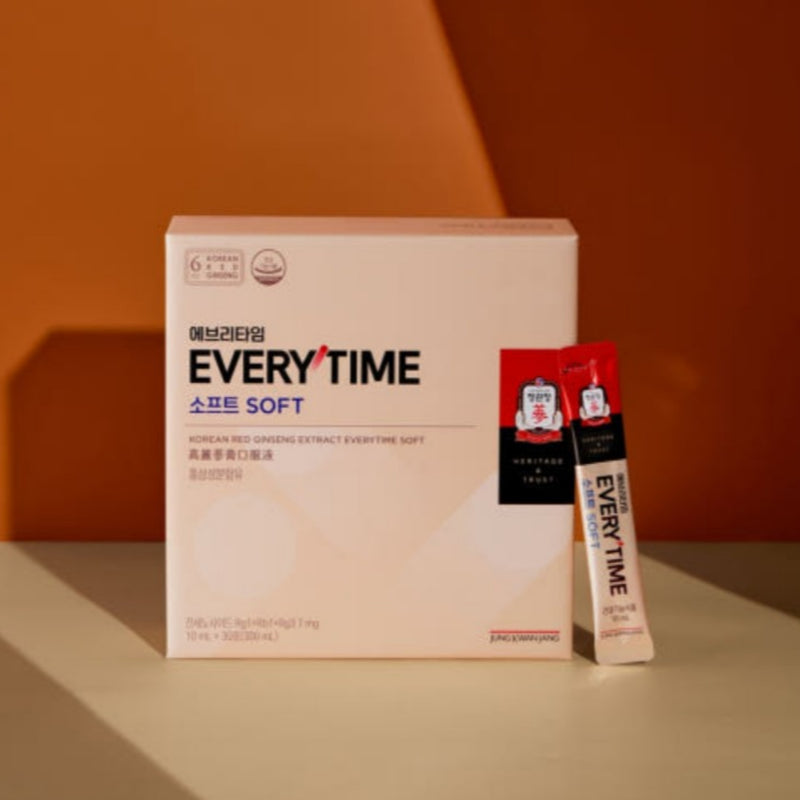 Cheong Kwan Jang Everytime Soft Korean Red Ginseng Extract 10ml X 30 Stick