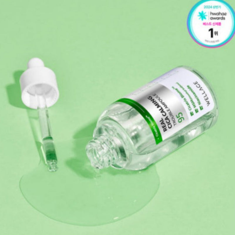 Wellage Real Cica Calming 95 Trouble Ampoule 50ml