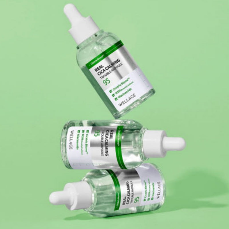 Wellage Real Cica Calming 95 Trouble Ampoule 50ml