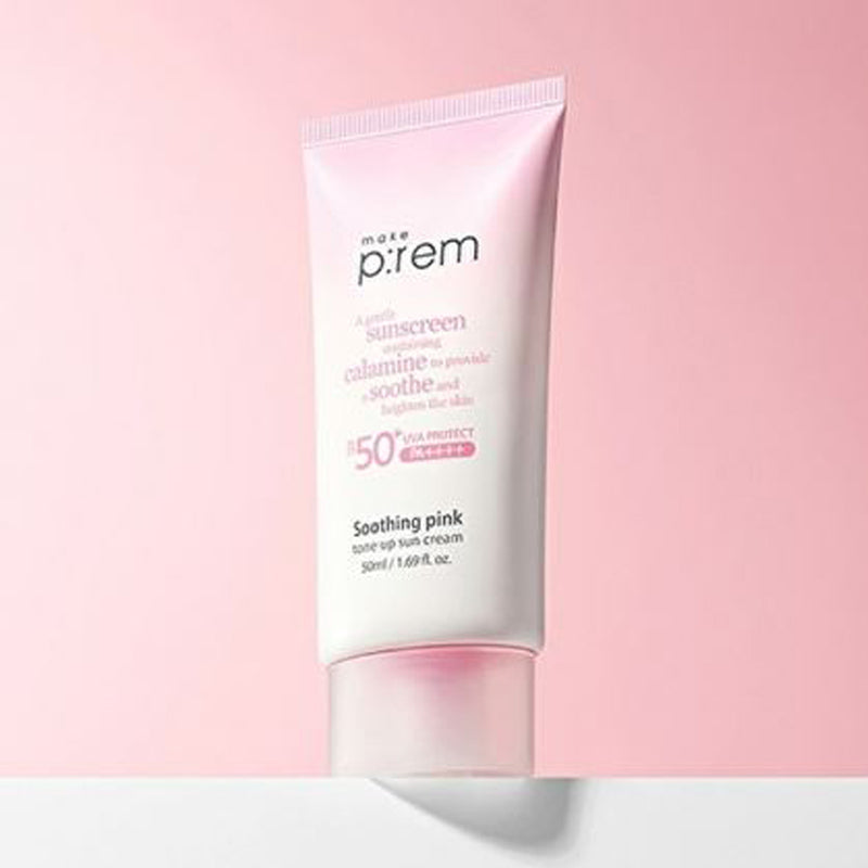 MAKEPREM Soothing Pink Tone-up Sun Cream 50ml