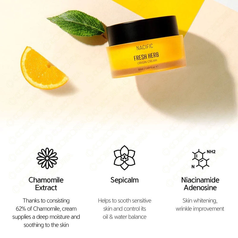 קרם מקור הצמחים הטריים של NACIFIC 50 מ"ל