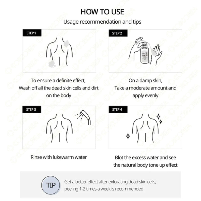 NACIFIC Phyto Niacin Whitening Body Tone Up Cream 300ml