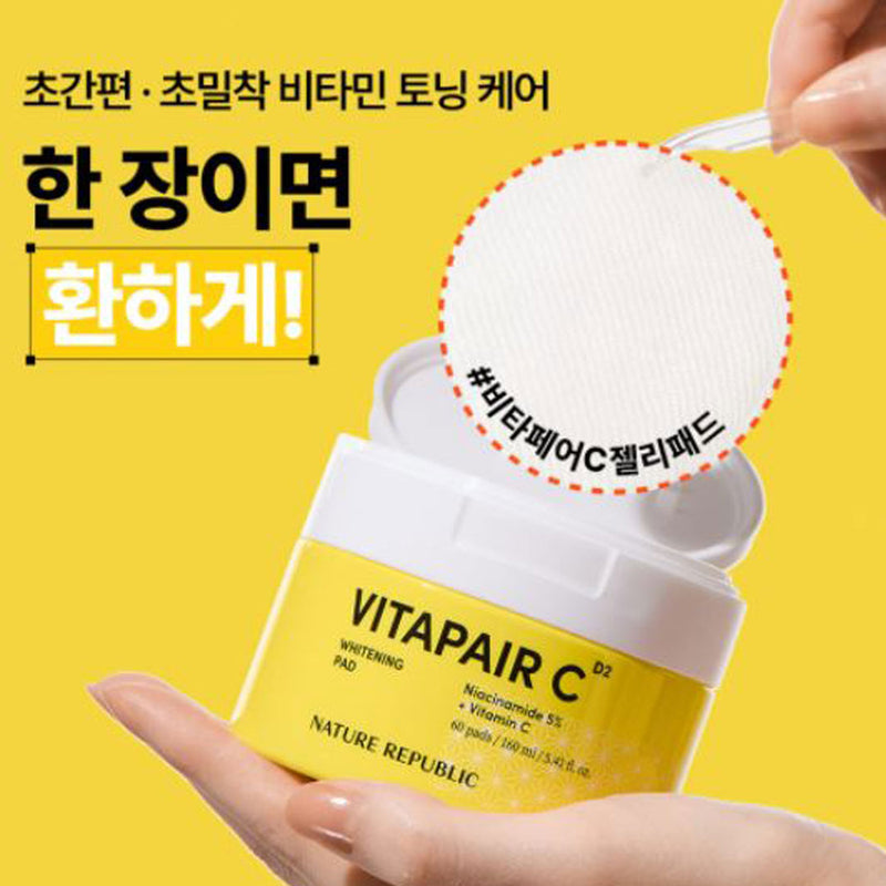 Nature Republic Vita Pair C Whitening Pad 60ea