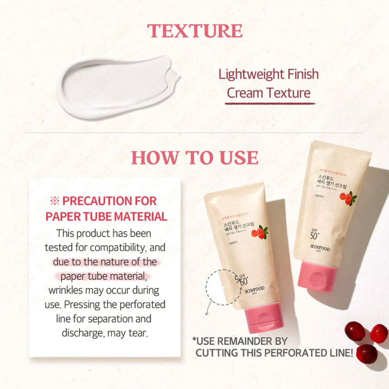 SKINFOOD Berry Glowing Sun Cream 50ml