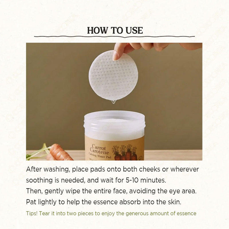 SKINFOOD Carrot Carotene Calming Water Pad 60sheet