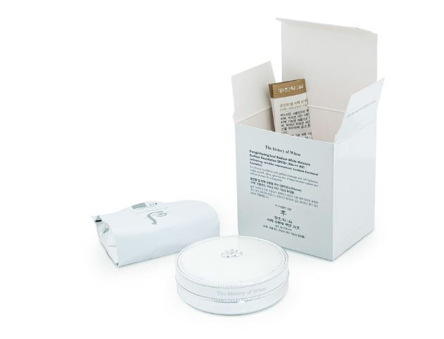 THE HISTORY OF WHOO Radiant White Moisture Cushion Foundation 15g *2