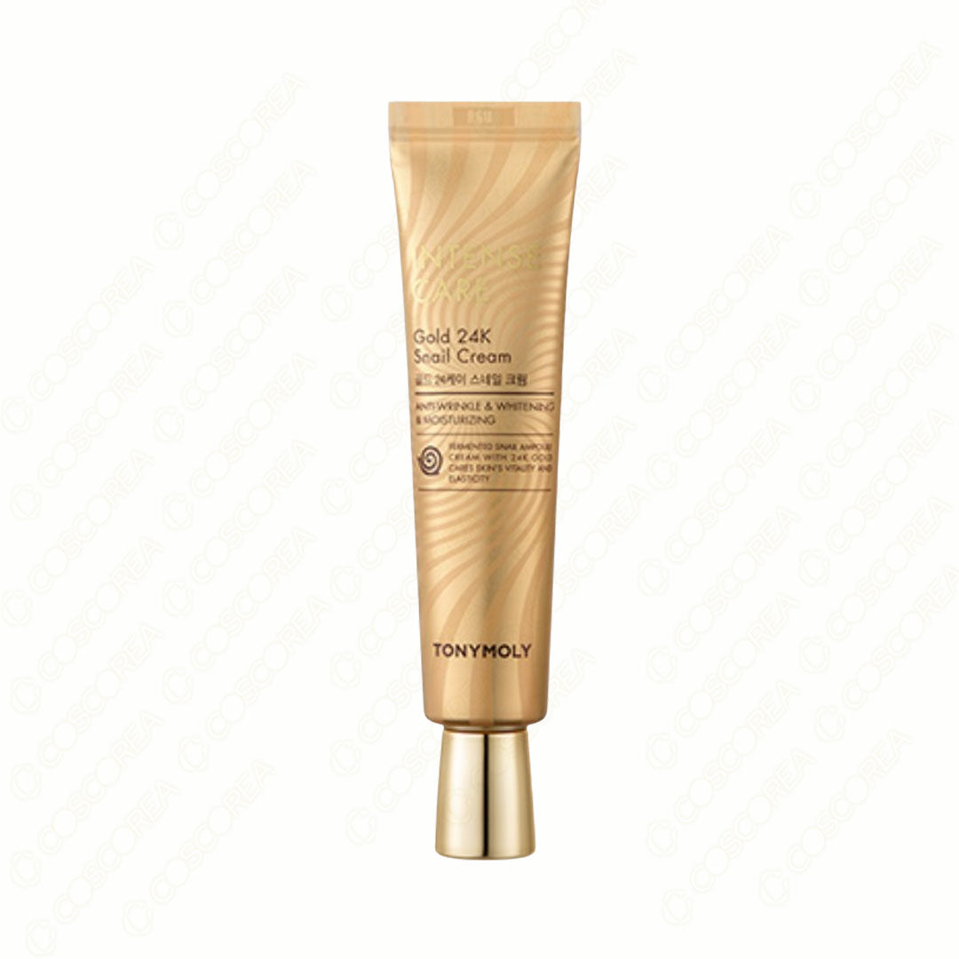 Kit De Soins Tony Moly Gold 24K Snail - Toner + émulsion + Crème - Routine Complète Peau