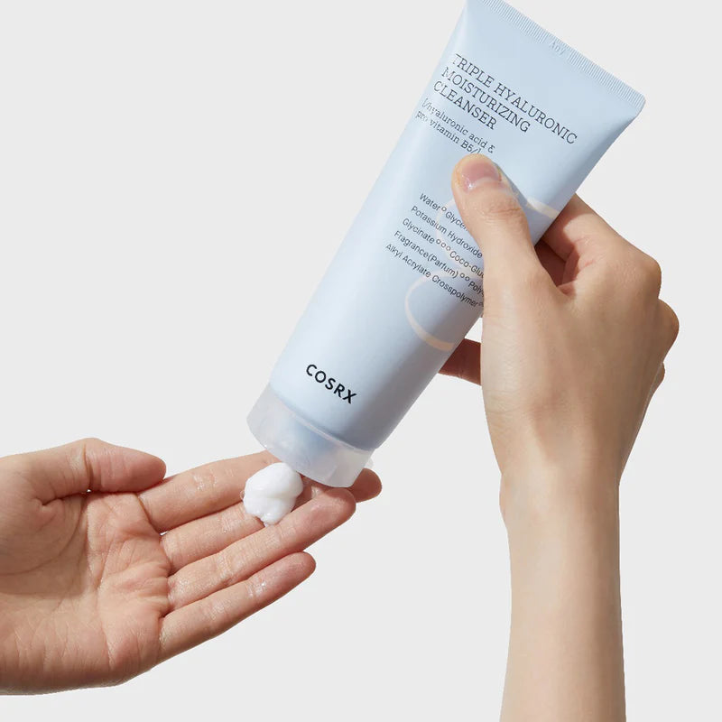 COSRX Hydrium Triple Hyaluronic Moisturizing Cleanser 150ml.