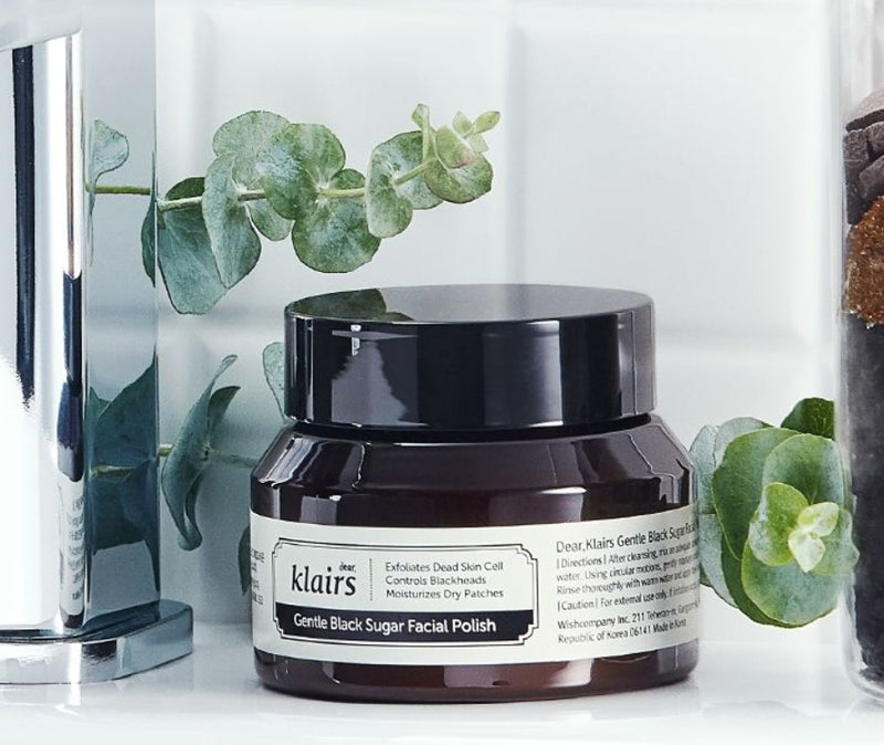 KLAIRS Gentle Black Sugar Facial Polish 110g Korean skincare Kbeauty Cosmetics