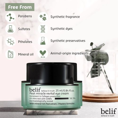 Belif Peat Miracle Revital Eye Cream 25ml.