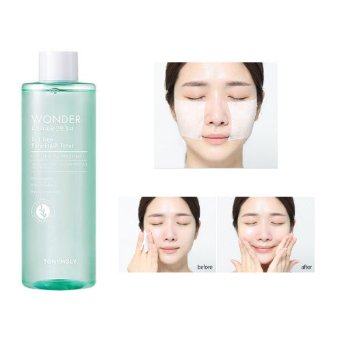 TONYMOLY Wonder Tea Tree Pore Fresh Toner 500ml.