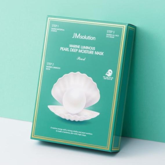 JM Solution Marine Luminous Pearl Deep moisture Mask 10ea Korean skincare Kbeauty Cosmetics