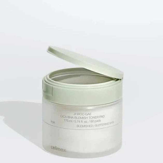 CELIMAX Ji Woo Gae Cica BHA Blemish Toner Pad 135ml 60ea.