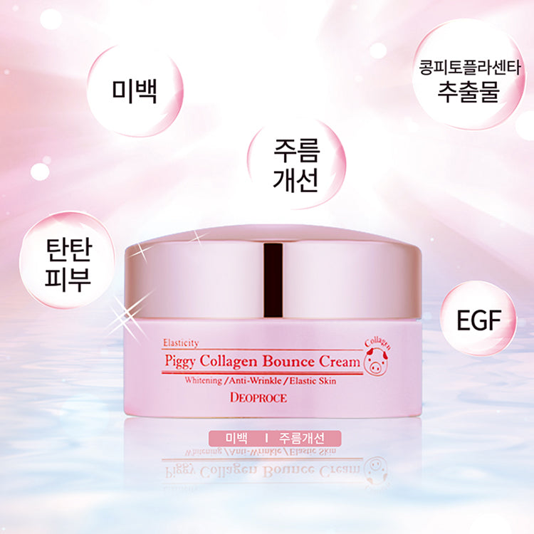 DEOPROCE Piggy Collagen Bounce Cream 100g.