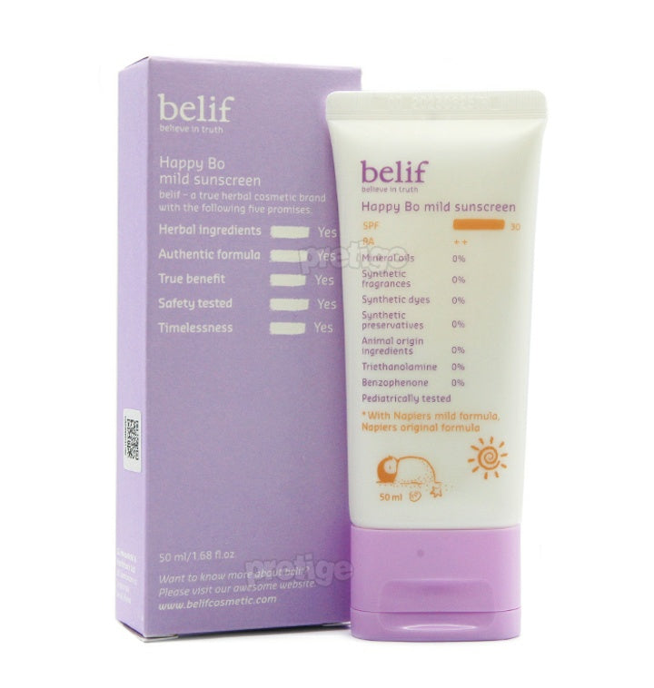 Belif Happy Bo Mild Sunscreen 50ml.