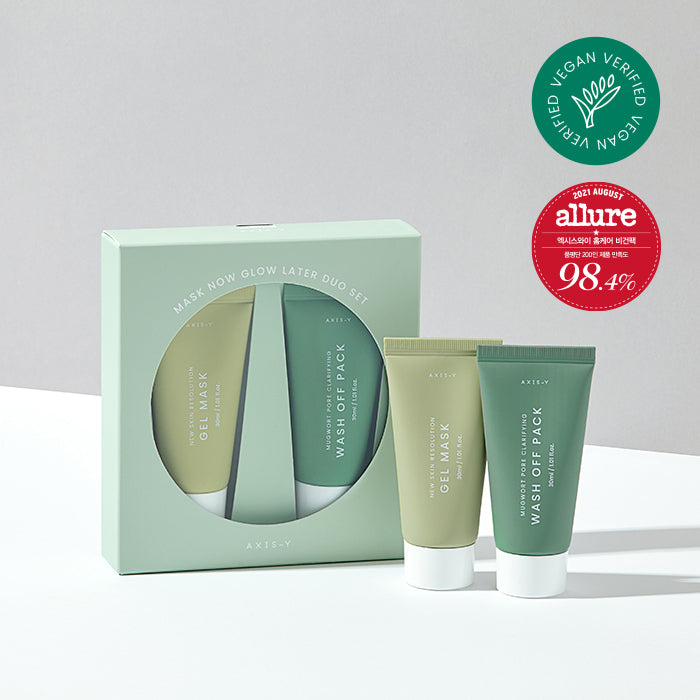 AXISY Mask Now Glow Later Duo Set 30ml x 2ea Korean skincare Kbeauty Cosmetics