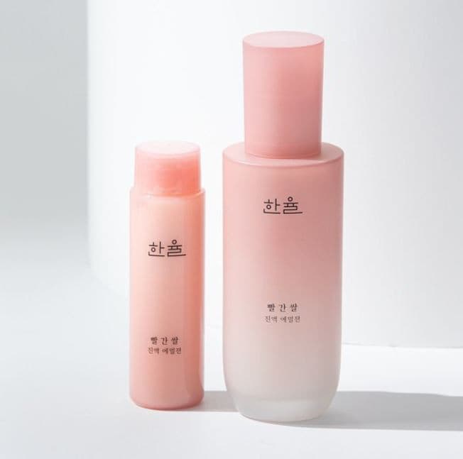 HANYUL Red Rice Essential Emulsion 125ml + 50ml Skin Care Set.