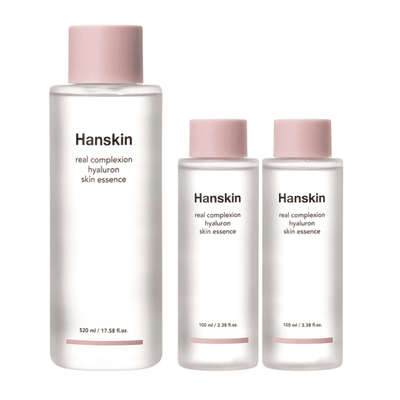HANSKIN Real Complexion Hyaluron Skin Essence 520ml Special Set.