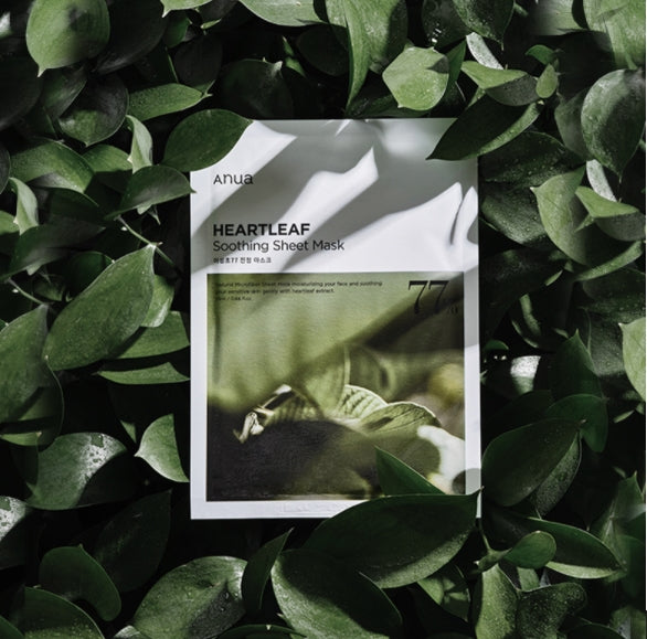 ANUA Heartleaf 77% Soothing Sheet Mask 25ml*10ea Korean skincare Kbeauty Cosmetics