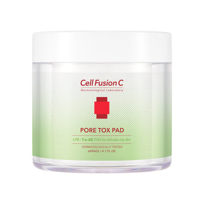 CELL FUSION C Tre.AC Pore Tox Pad 60ea 140ml.