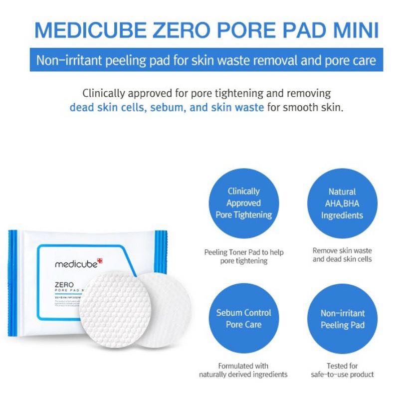 MEDICUBE Zero Pore Pad Mini 12 sheet x 3ea.
