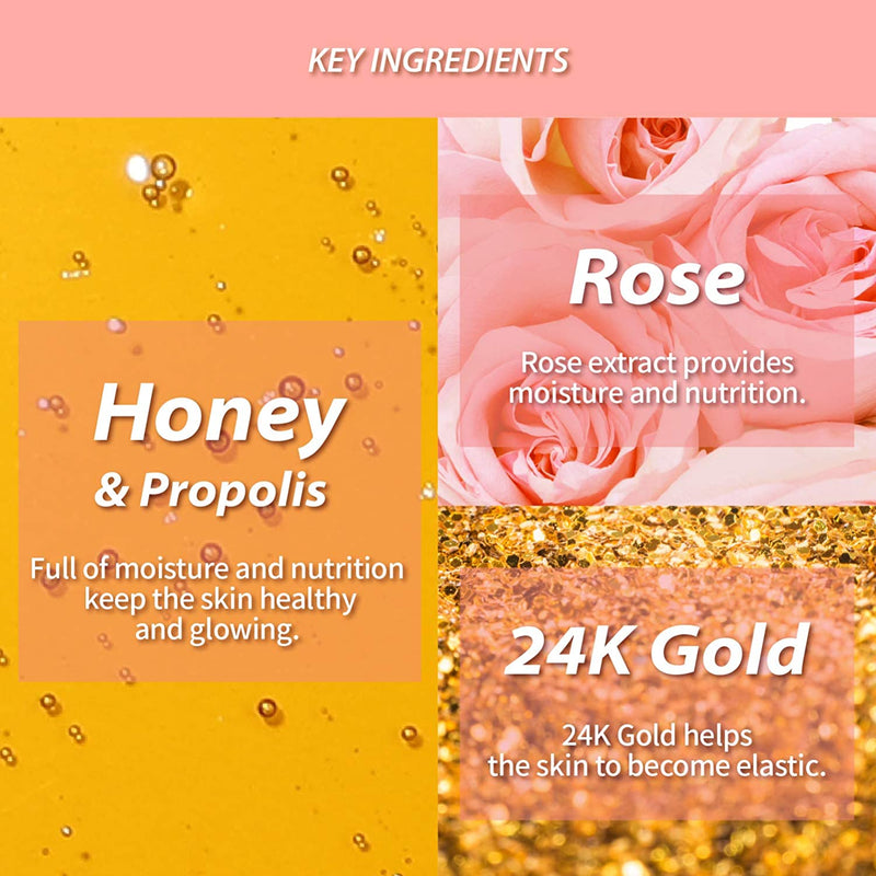 PAPA RECIPE Bombee Rose Gold Honey Mask Pack 25ml x 5ea.