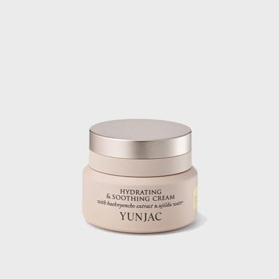 YUNJAC Hydrating & Soothing Cream With Baeknyoncho Extract & Ujildu Water 50ml Korean skincare Kbeauty Cosmetic