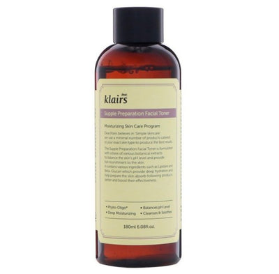 KLAIRS Supple Preparation Facial Toner 180ml Korean skincare Kbeauty Cosmetics