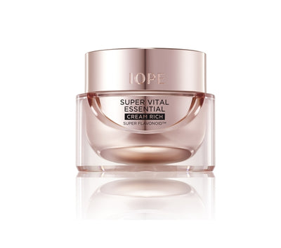 IOPE Super Vital Essential Cream Rich 50ml Korean skincare Kbeauty Cosmetics