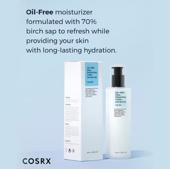 COSRX Oil-Free Ultra-Moisturizing Lotion with Birch Sap 100ml.