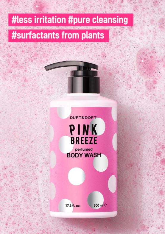 DUFT&DOFT Pink Breeze Perfumed Body Wash 500ml.