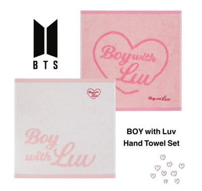 BTS Boy with luv before dyeing hand towel 2pc set Korean handcare Kbeauty
