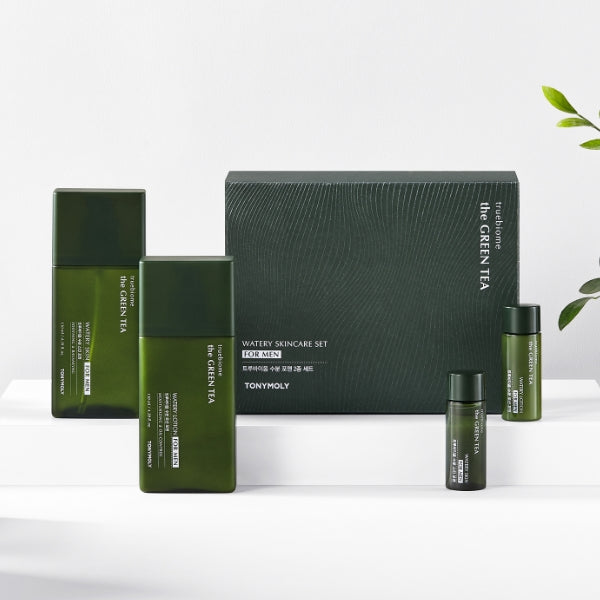 TONYMOLY The Green Tea True Biome For Men Set 4items.
