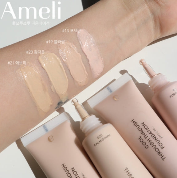 AMELI מגניב דרך מייקאפ SPF30 PA++ 30 מ"ל לטיפוח עור קוריאני Kbeauty קוסמטיקה