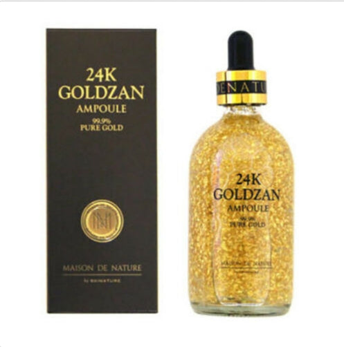 Masion De Nature 24K Goldzan Ampoule 99.9% Pure Gold 100ml Korean skincare Kbeauty Cosmetics