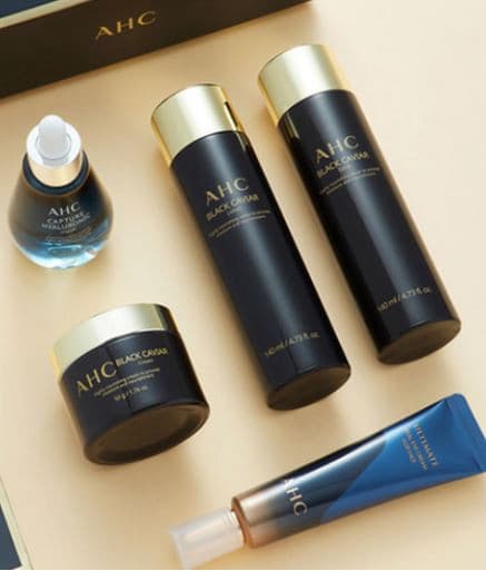 AHC Black Caviar Special Skin Care Set.