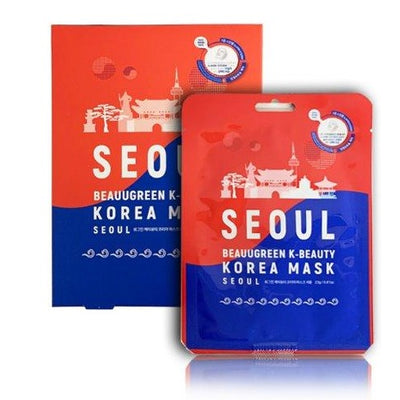 BEAUUGREEN K-Beauty KOREA MASK SEOUL 10pcs Korean skincare Kbeauty Cosmetic