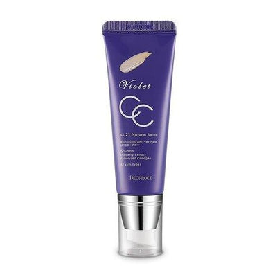 DEOPROCE VIOLET CC CREAM 50g SPF50+ PA+++ Korean skincare Kbeauty Cosmetic
