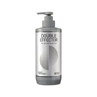 RYO Double Effector Hair Loss Care For Gray Hair Black Treatment 543ml.