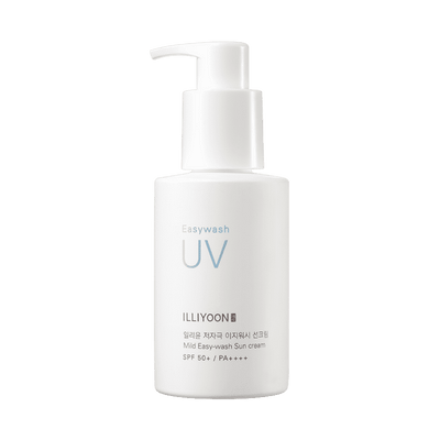 ILLIYOON Mild Easy Wash Sun Cream SPF50+ PA+++ 150ml Korean skincare Kbeauty Cosmetics