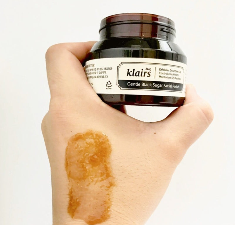 KLAIRS Gentle Black Sugar Facial Polish 110g Korean skincare Kbeauty Cosmetics
