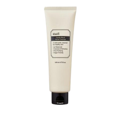 Klairs Gentle Black Facial Cleanser 140ml Korean skincare Kbeauty Cosmetics
