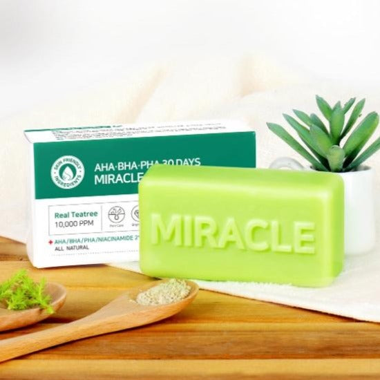 SOME BY MI AHA BHA PHA 30 Days Miracle Cleansing Bar Korean skincare Kbeauty Cosmetics