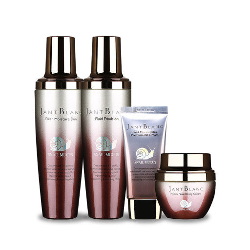 JANT BLANC Snail Mucus Skin Care 4 Set.
