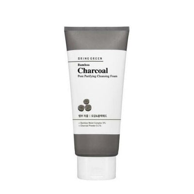 BRING GREEN Bamboo Charcoal Pore Purifying Cleansing Foam 300ml.