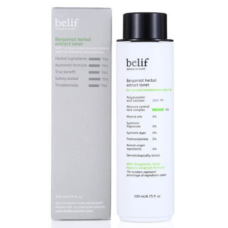 BELIF Bergamot Herbal Extract Toner 200ml.