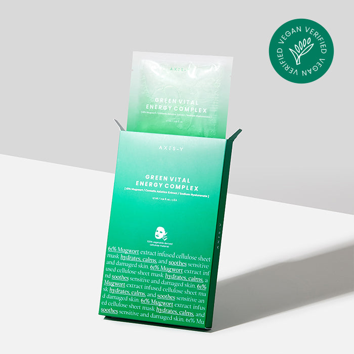 AXISY 61% Mugwort Green Vital Energy Complex Sheet Mask 5pcs Korean skincare Kbeauty Cosmetics