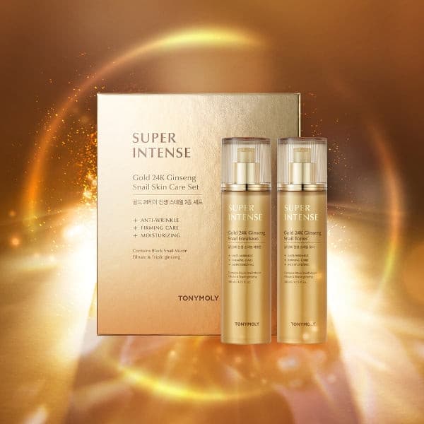 TONYMOLY Super Intense Gold 24K Ginseng Snail 2set.