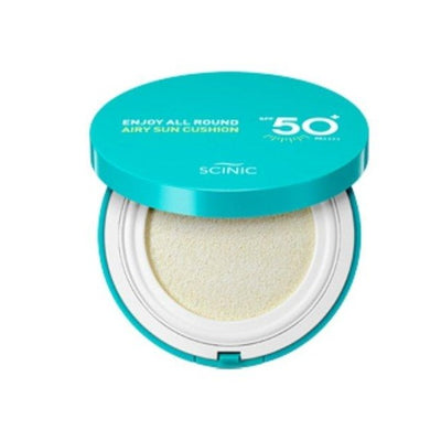 SCINIC Enjoy All Round Airy Sun Cushion EX 25g Korean skincare Kbeauty Cosmetics